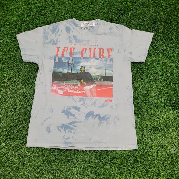 Ice-Cube Shirt Womens Medium 19x25 Blue - Picture 1 of 13
